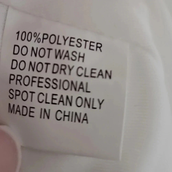 Ieena for Mac Duggal Plunging Halter Neck Dress White Size 4 NWT - Picture 9 of 12